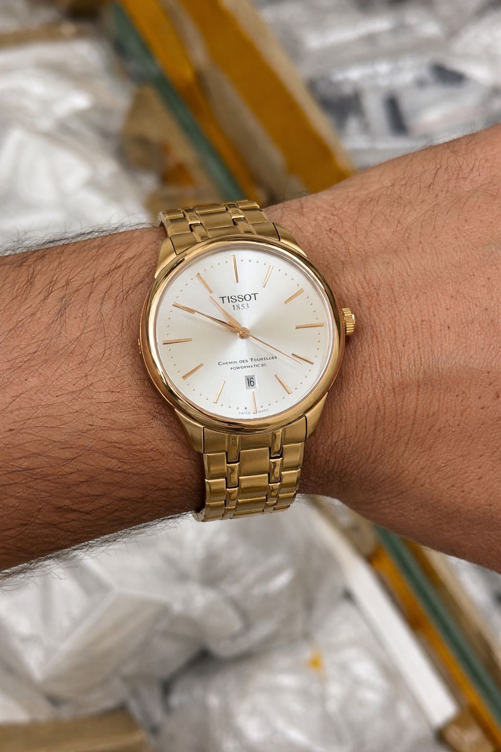 TISSOT CHEMIN DES TOURELLES  Stainless Steel Luxury with Powermatic 80 Precision